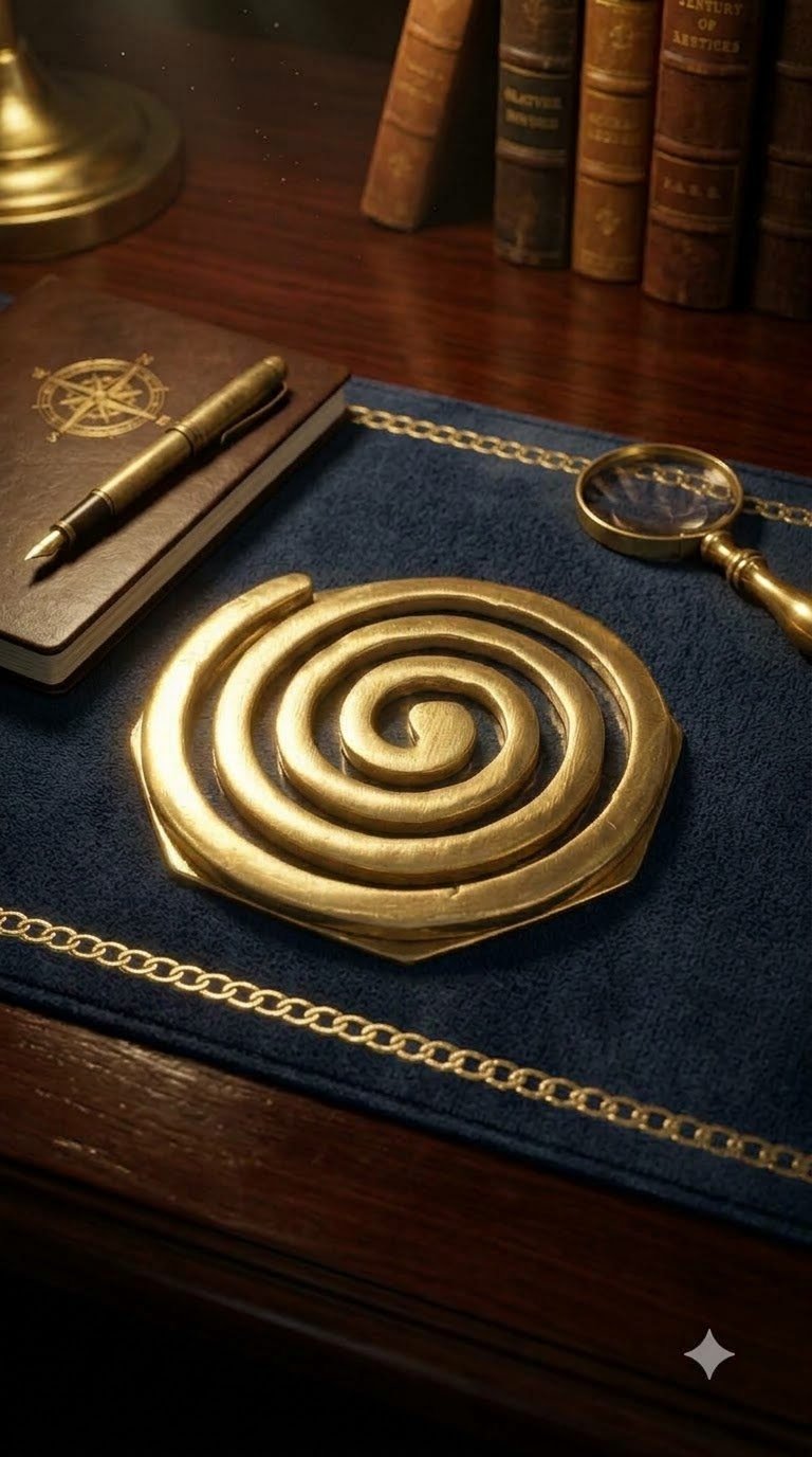 Brass Round Helix